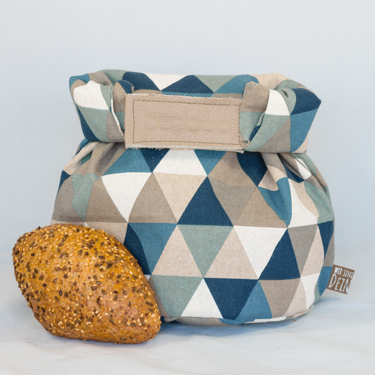 bunbag, Brotkorb, Brotbeutel, Brötchentasche, Brotaufbewahrung, nachhaltig, Brot richtig lagern, Brotkorb Stoff, unverpackt, einkaufen, Brötchen frischhalten, Brotkorb zum verschließen